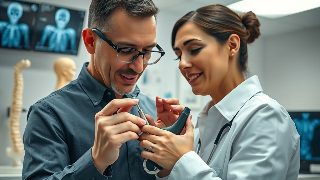 Chiropractor performing precise nucca chiropractic care neck adjustment