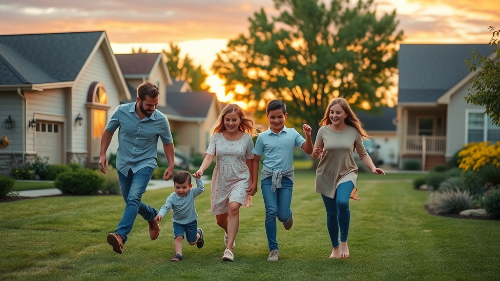 Happy Rockford family enjoying pain-free movement thanks to chiropractic care.