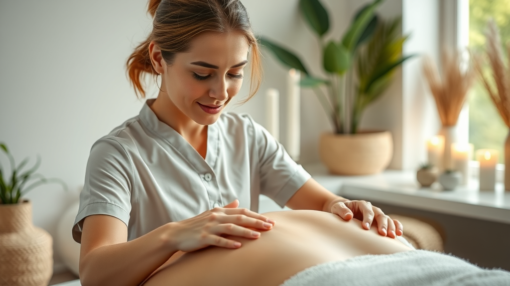 Therapeutic massage services in tranquil spa setting for holistic healing